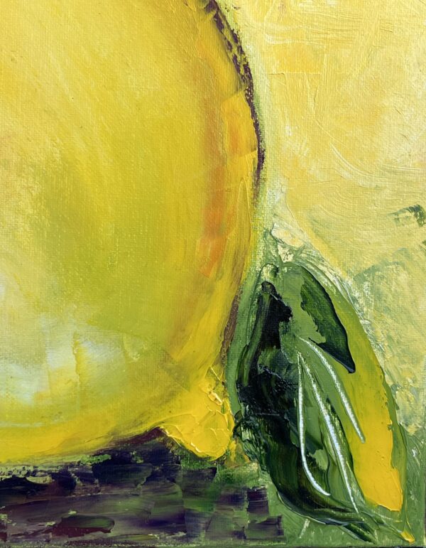 Lemon Painting Fruit Original Art - Image 2